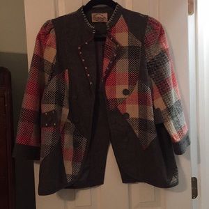 Plaid & Solid Jacket